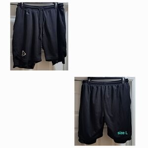 2 in 1 men's gym short